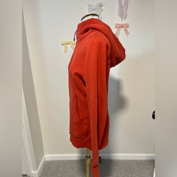 lululemon Scuba Fleece Cotton Jacket Zip up- Rusty Orange - Picture 6 of 7